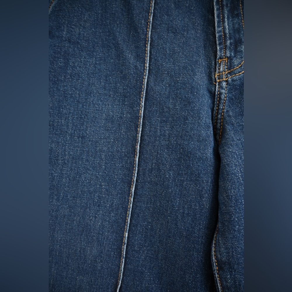 Good American "Pintuck Trouser" Jeans, New With Tags, Size 0 - Picture 6 of 8